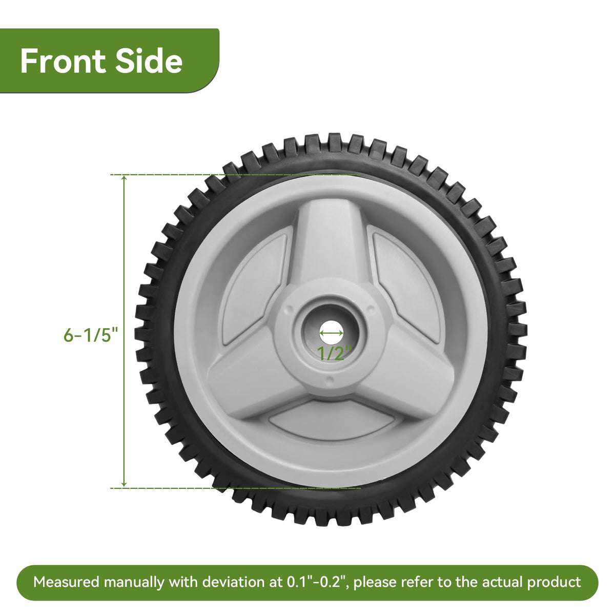 Ranwin 532401274 replacement wheels restore mower traction and maneuverability.