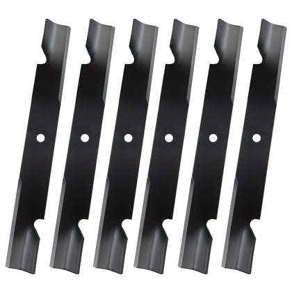 Ranwin 6-pack mower blades for 61-inch decks, ready for durable lawn care.
