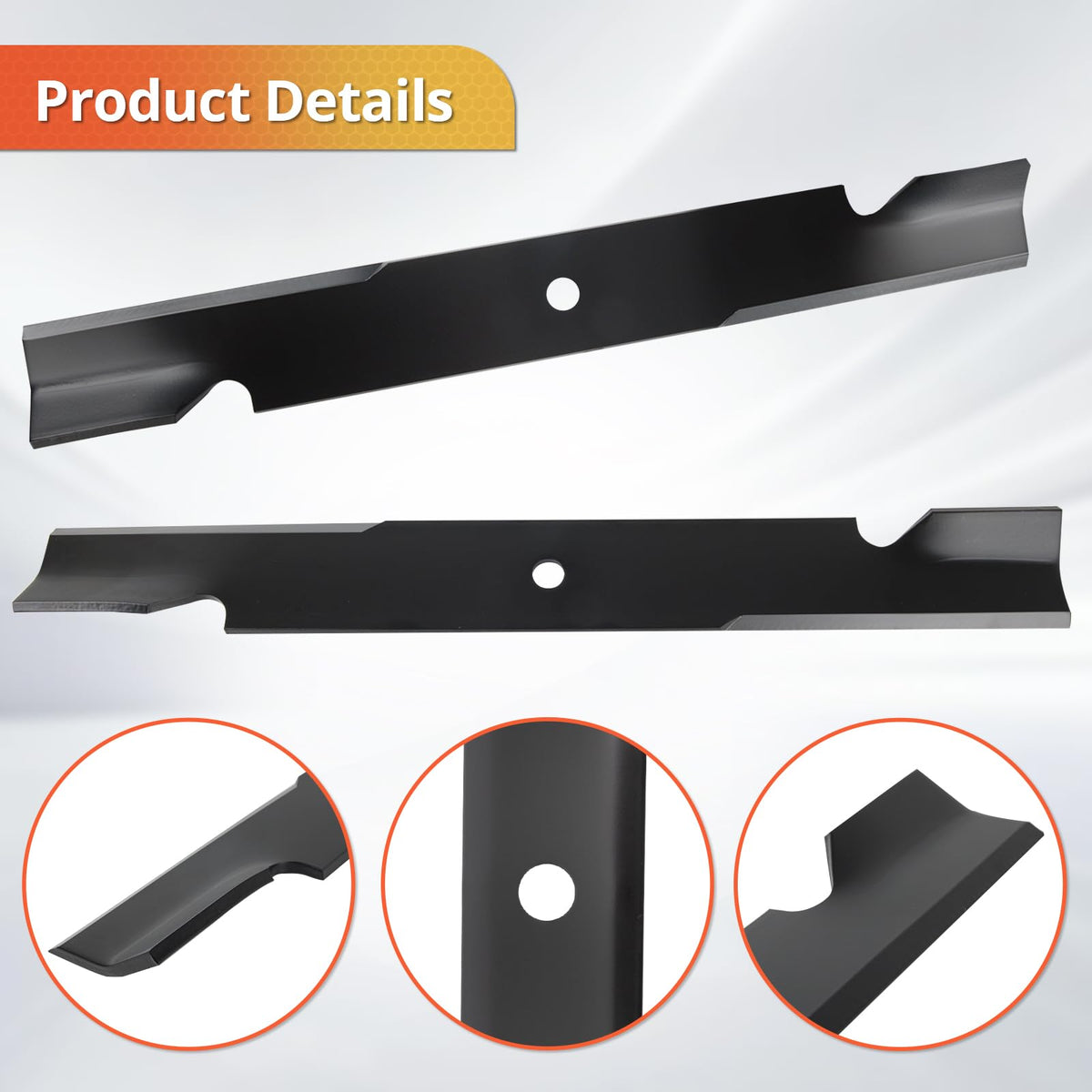 Ranwin durable blade material built to withstand regular mowing.