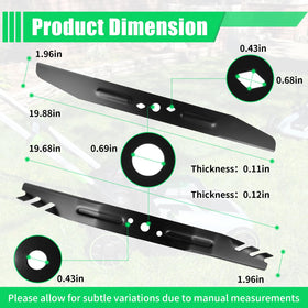 Ranwin Ego PowerPlus 56V LM2130SP blade provides durable replacement for consistent mowing.