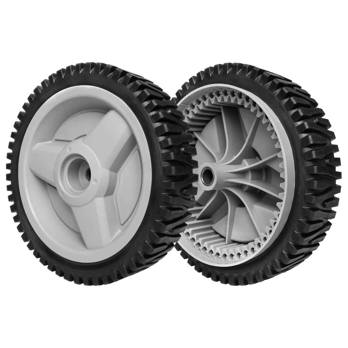 Ranwin front drive wheels for HU mower improve self-propelled performance.