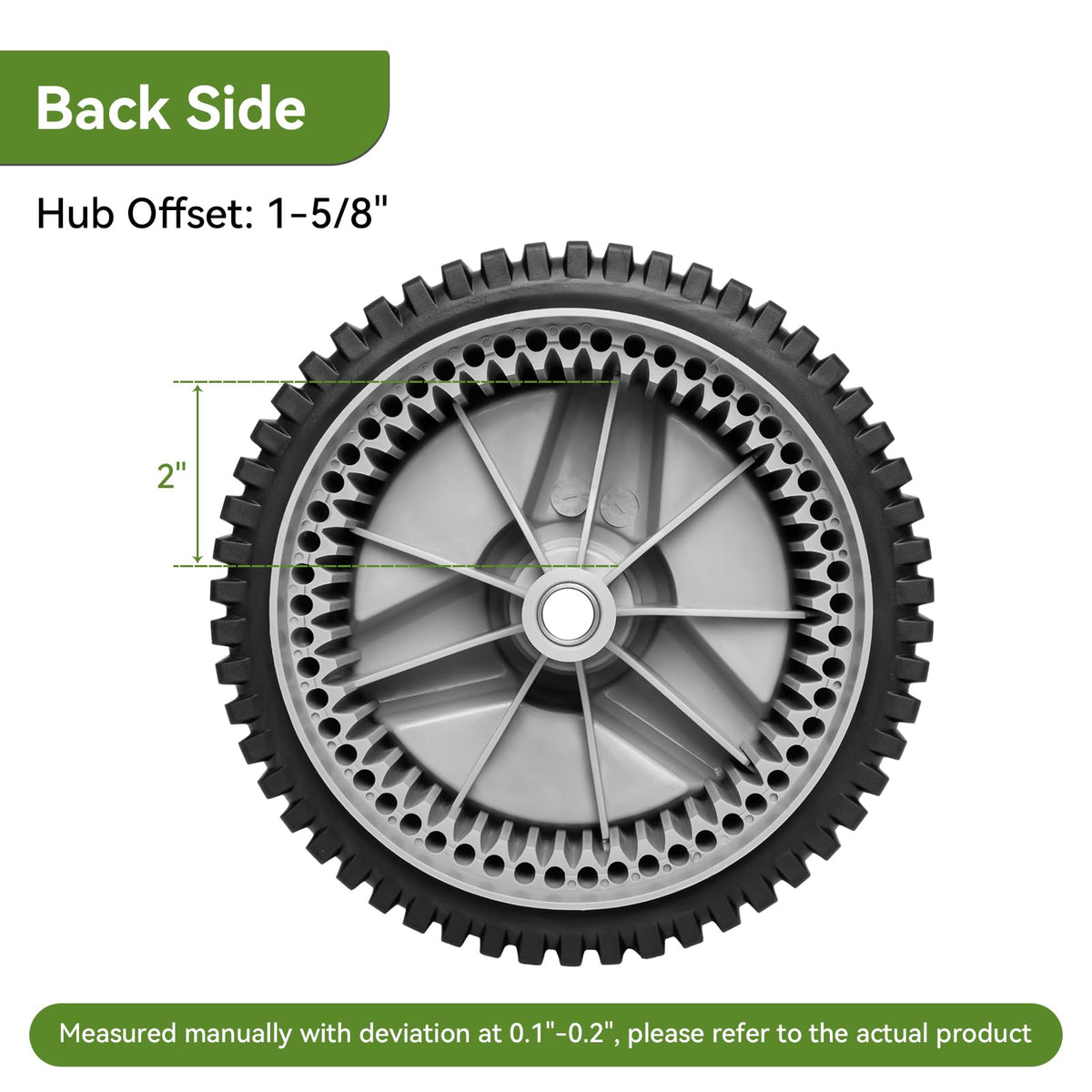 Ranwin two-pack drive wheels deliver ready-to-install replacement tires.