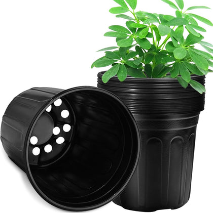 RAOOKIF 7-Gallon pot showing opening diameter 12.8 inches for seedling growth.