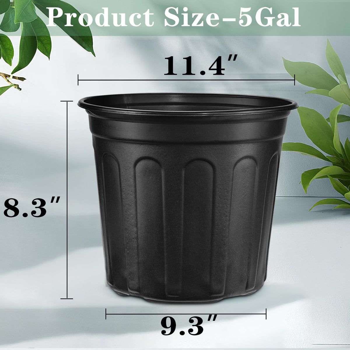 RAOOKIF 11.4 inch opening shown on bottom-diameter pot