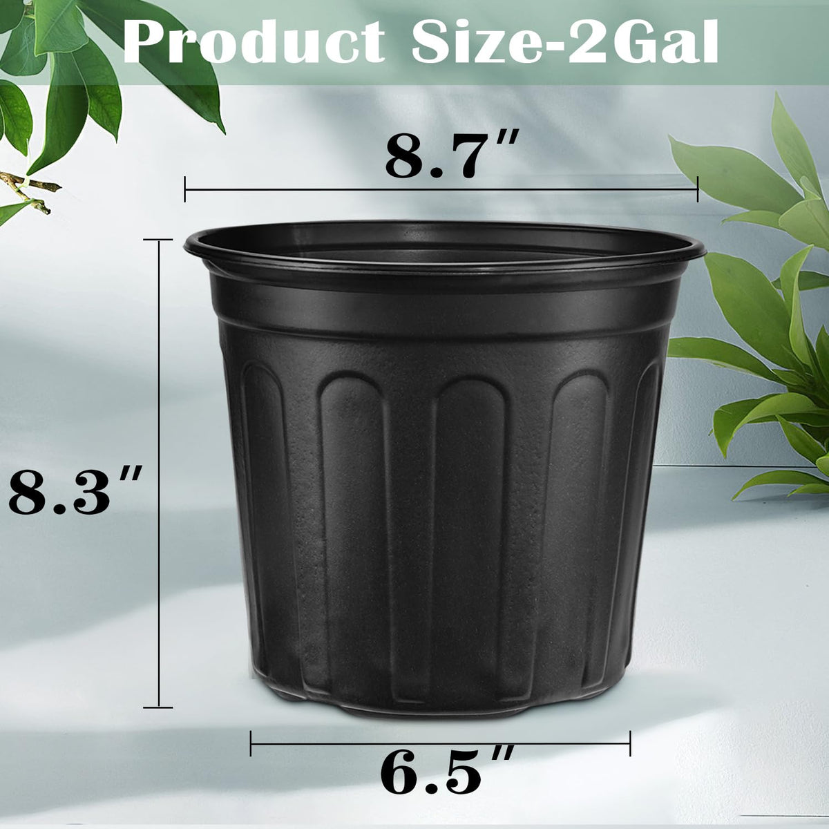 RAOOKIF pot bottom with drain holes promotes aeration and drainage.