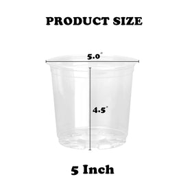 RAOOKIF durable PP nursery pot in 5-inch size for reuse.