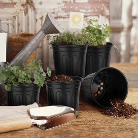 RAOOKIF reusable gallon pot supports easy transplanting.