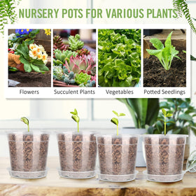 RAOOKIF nursery pot saucer tray catches excess water and protects surfaces