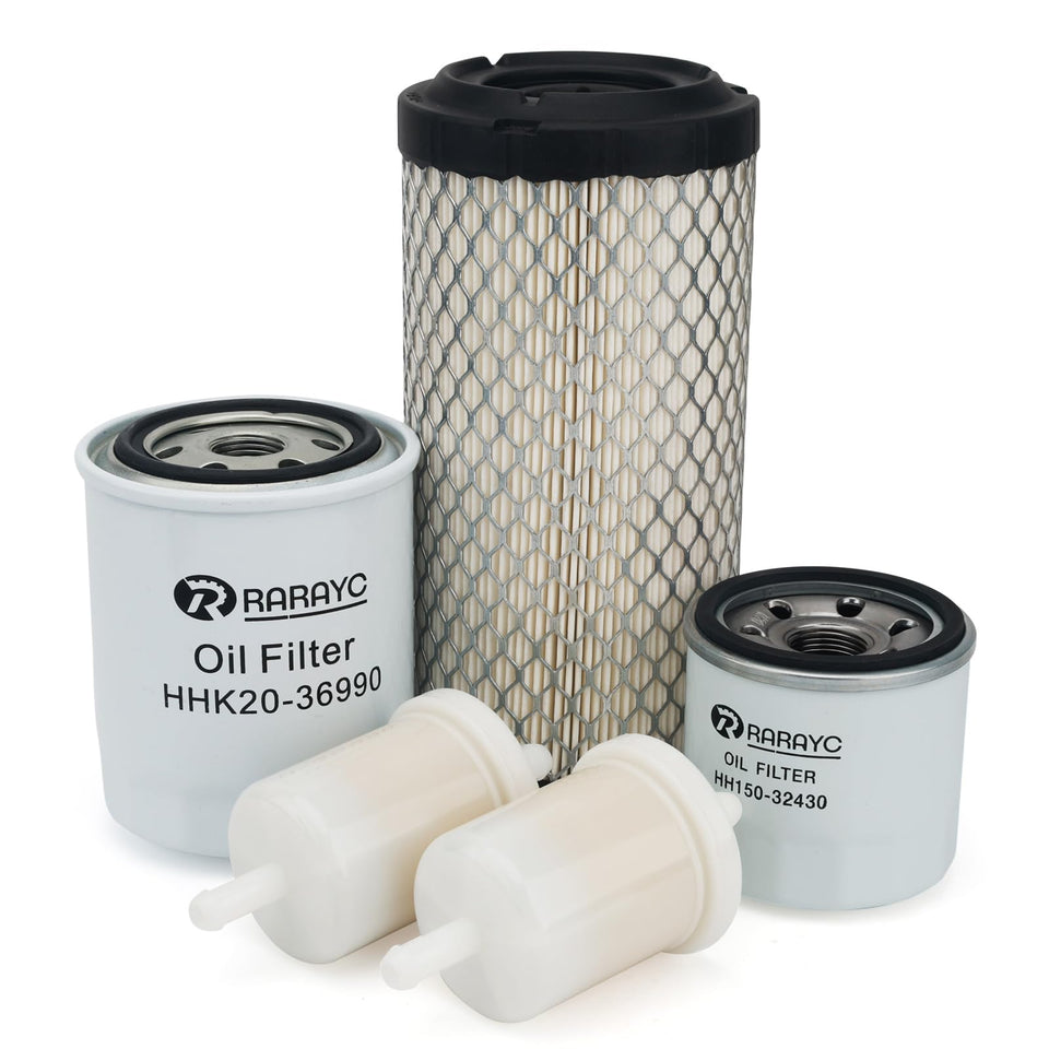 RARAYC filter maintenance kit for Kubota BX series, complete filtration for engine protection.