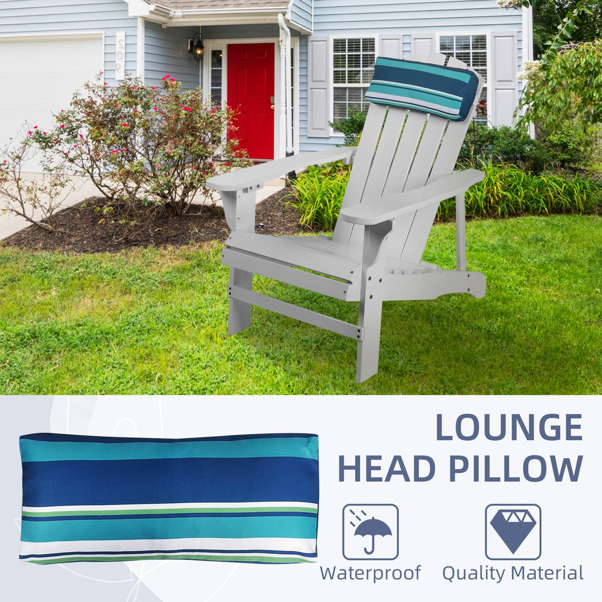 Rasugarlary lounge pillow features a hidden zipper for easy insertion and cleaning.