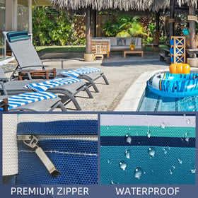 Rasugarlary outdoor pillow with water-resistant fabric resists stains for poolside lounging.