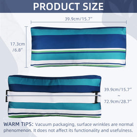 Rasugarlary head pillow uses adjustable elastic strap for a secure chair fit.