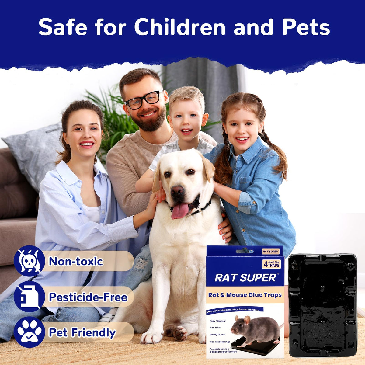 RAT SUPER four-pack provides coverage across rooms