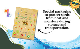 RAW EARTH cucumber seeds germination setup helps start healthy vines.