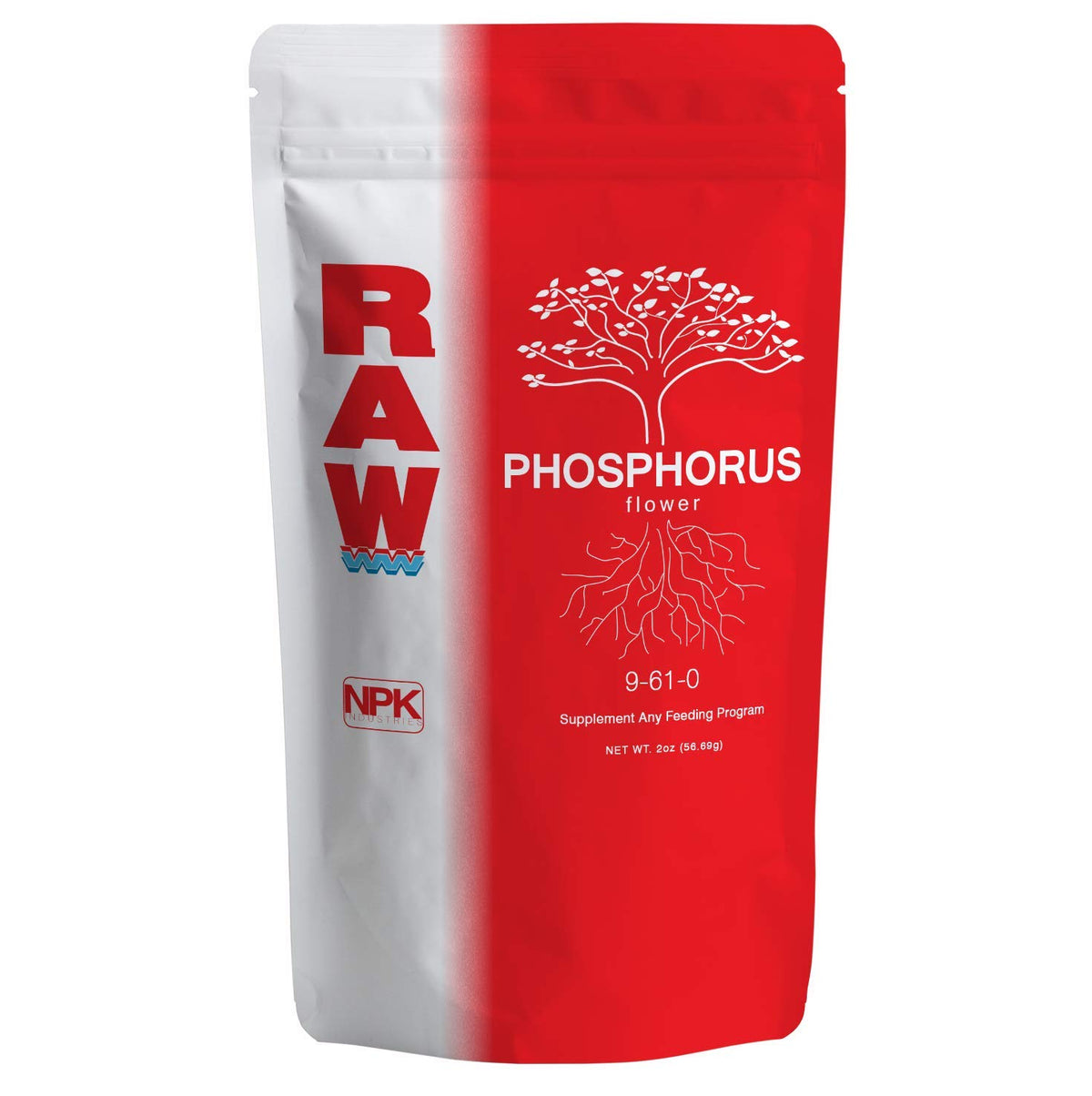 RAW Phosphorus 2oz bottle for reliable phosphorus source and plant support