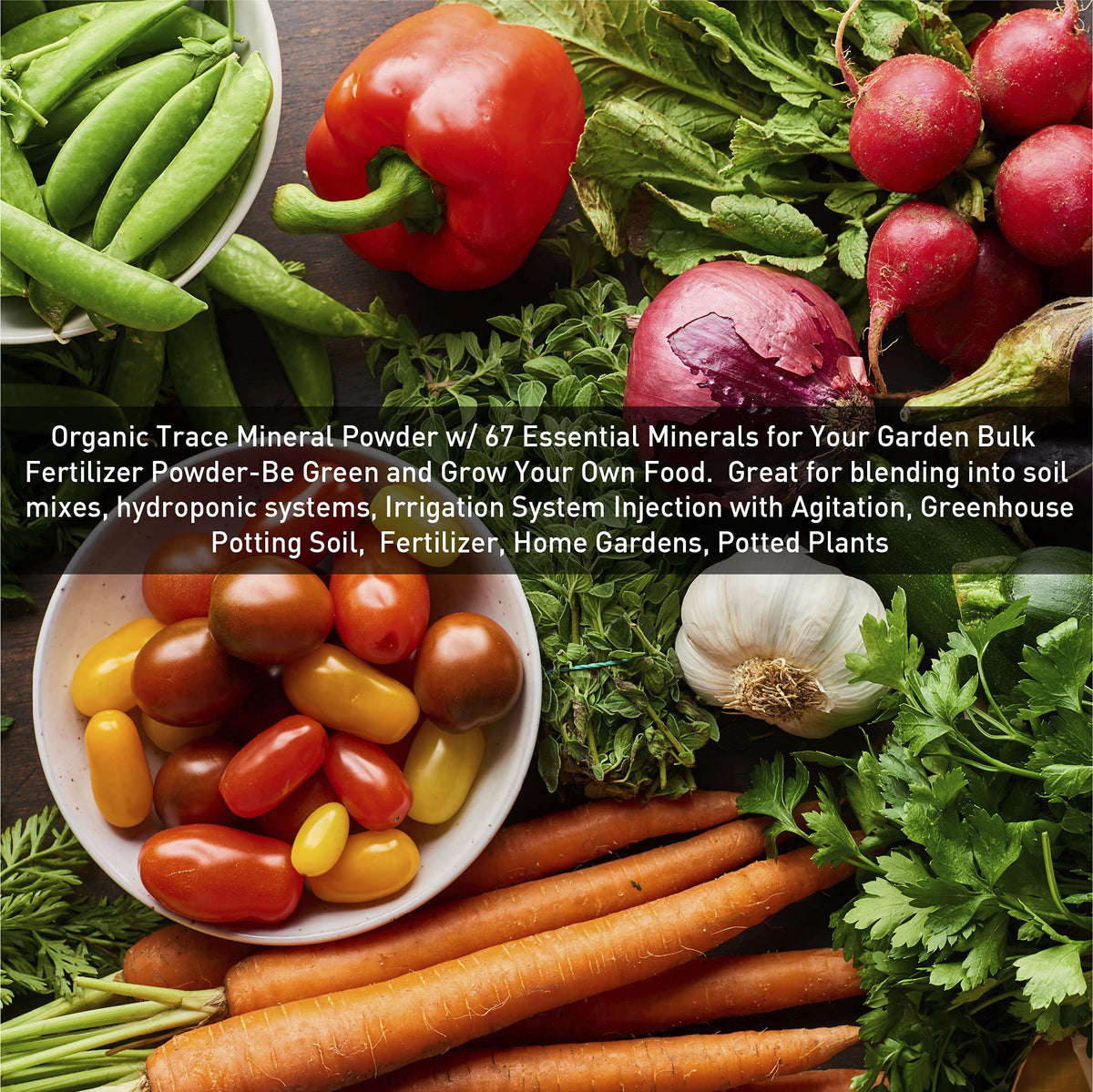 Raw Supply AZOMITE may support larger harvests and better flavor in crops.