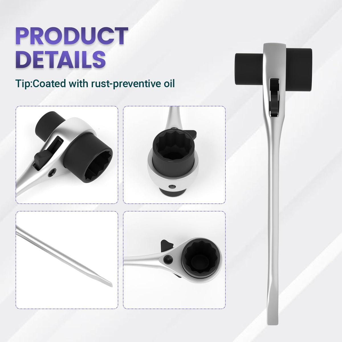 RAWILL cold-forged chrome vanadium steel ensures long-lasting durability.