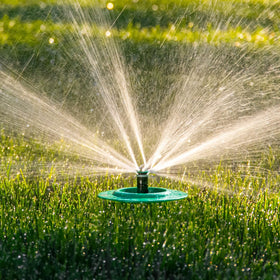 RAWILL circle protector keeps weeds and debris away from sprinkler heads