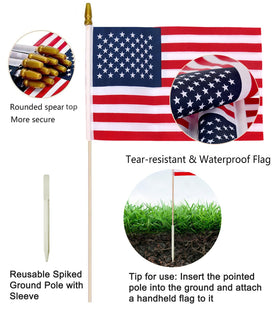 RAXCONN flag with spear-top for safe family-friendly decorations.