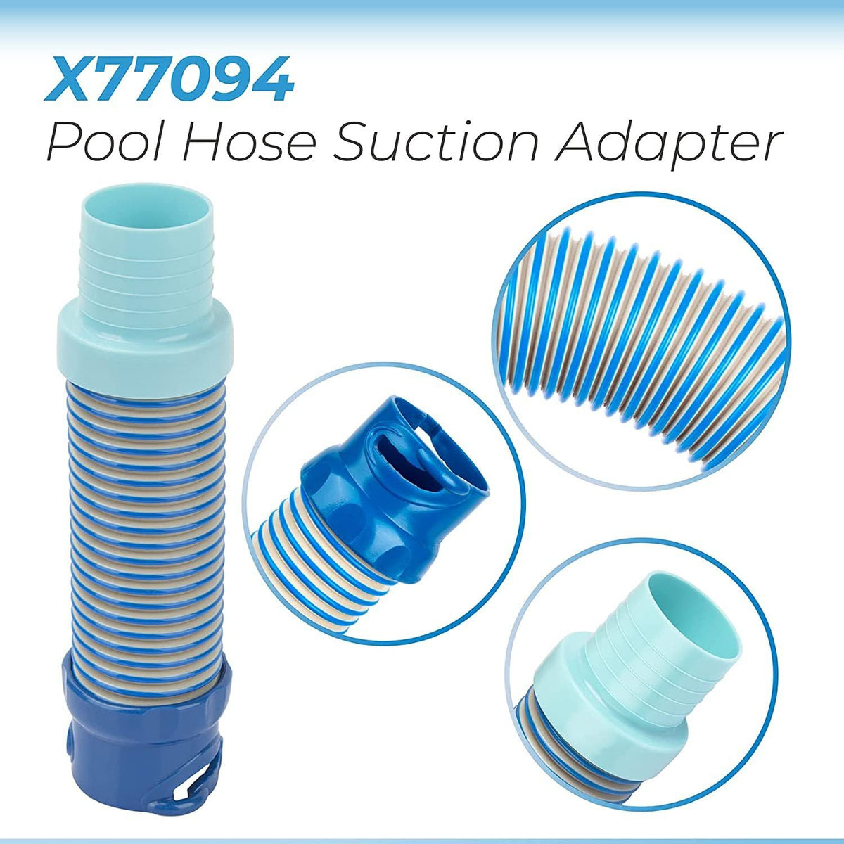 RAXICHET adapter compatible with Baracuda X7 Quattro for versatile pool cleaning.