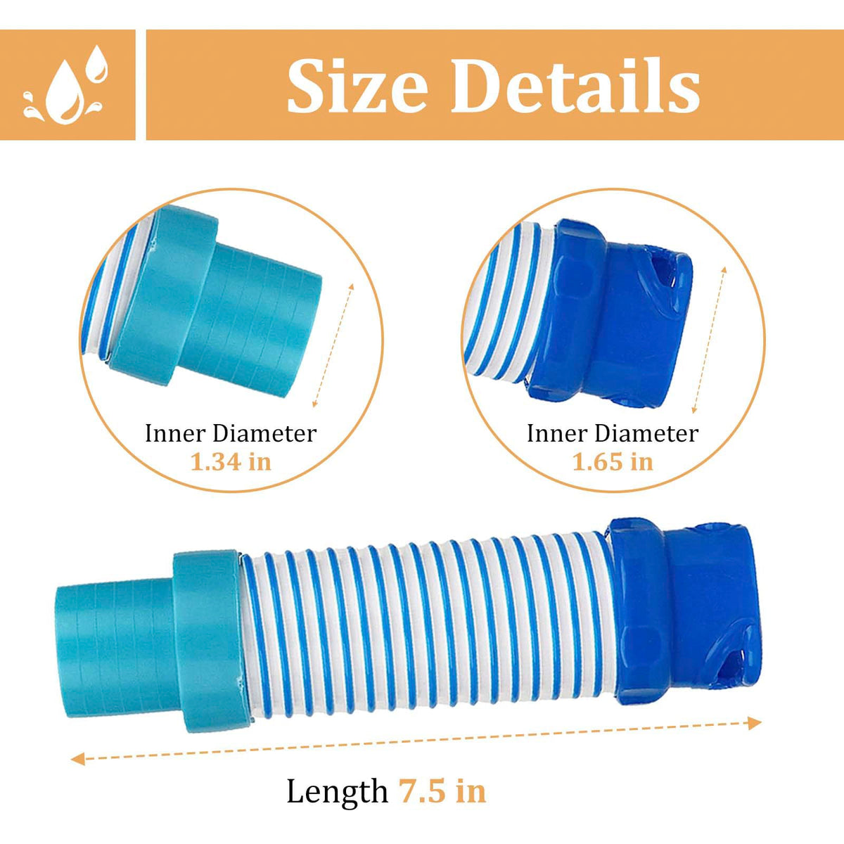Premium PE and EVA materials offer durable hose performance.