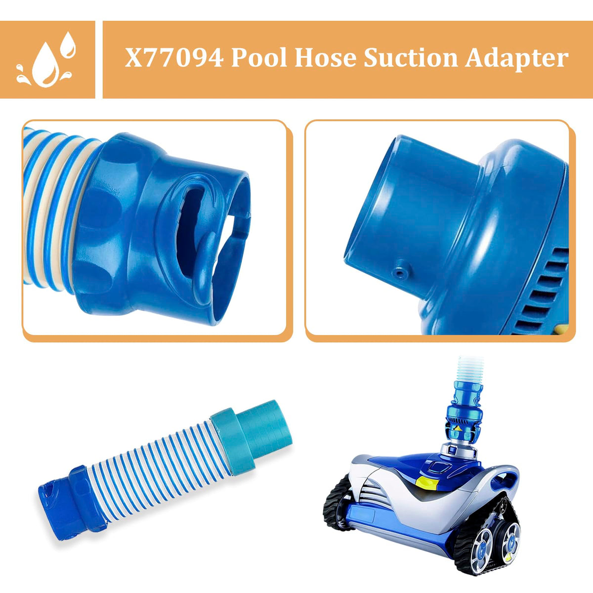 Twist-lock design enables tool-free installation with a snug seal.