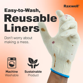 Raxwell BBQ Gloves sized X-Large in black, ideal for bigger hands.