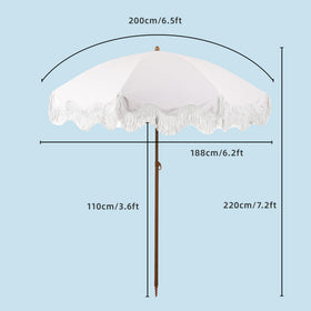 Rayjee UV-protected canopy reduces sun exposure on sunny garden days