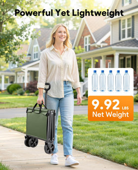 Raynesys adjustable handle extends to 42 inches for comfortable maneuvering.