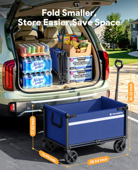 Raynesys wagon dynamic load up to 220 lbs