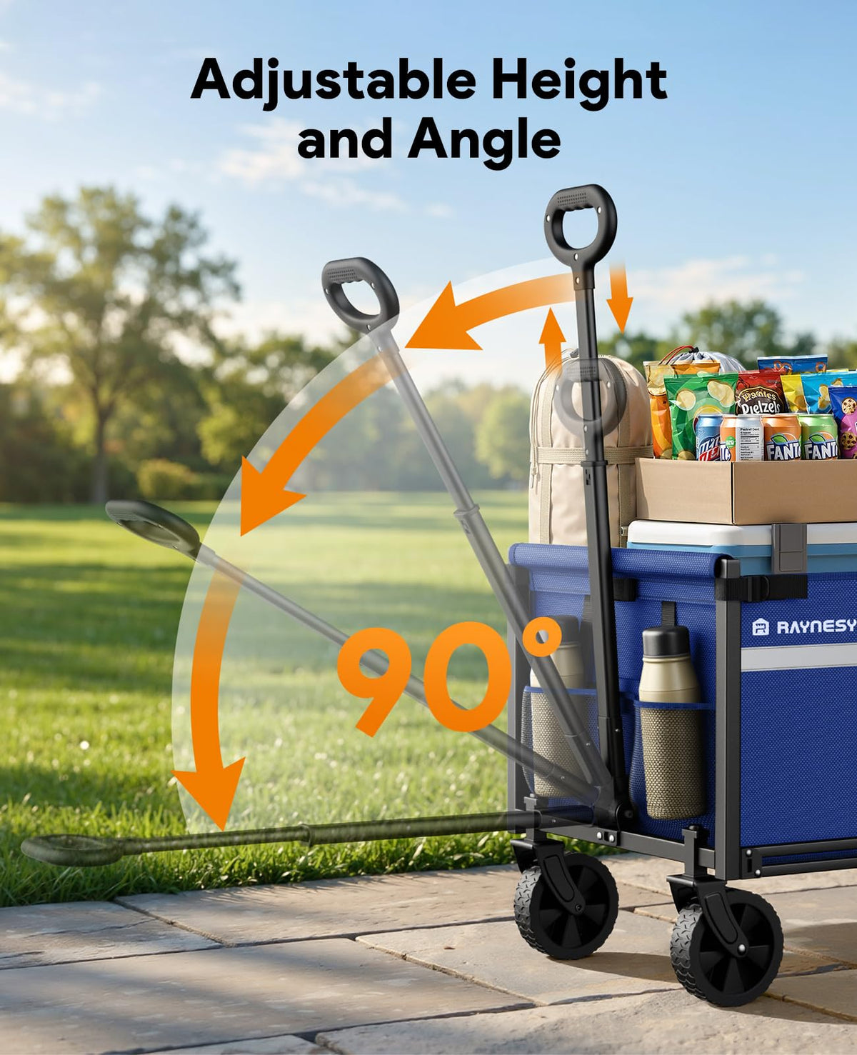 Raynesys wagon frame supports up to 330 lbs static