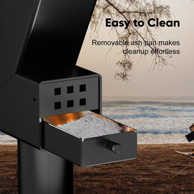 Rayzi Rocket Stove cleaning kit supports easy maintenance and care.