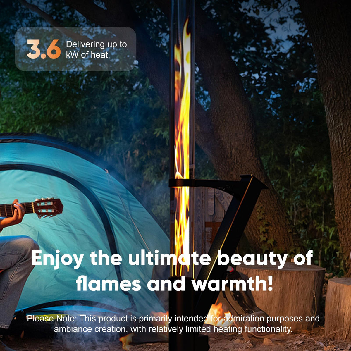 Rayzi Rocket Stove hopper capacity highlights long-lasting warmth during gatherings.