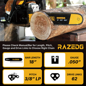 RazEdg carbide chain cutting head shows precision for cleaner, faster splits