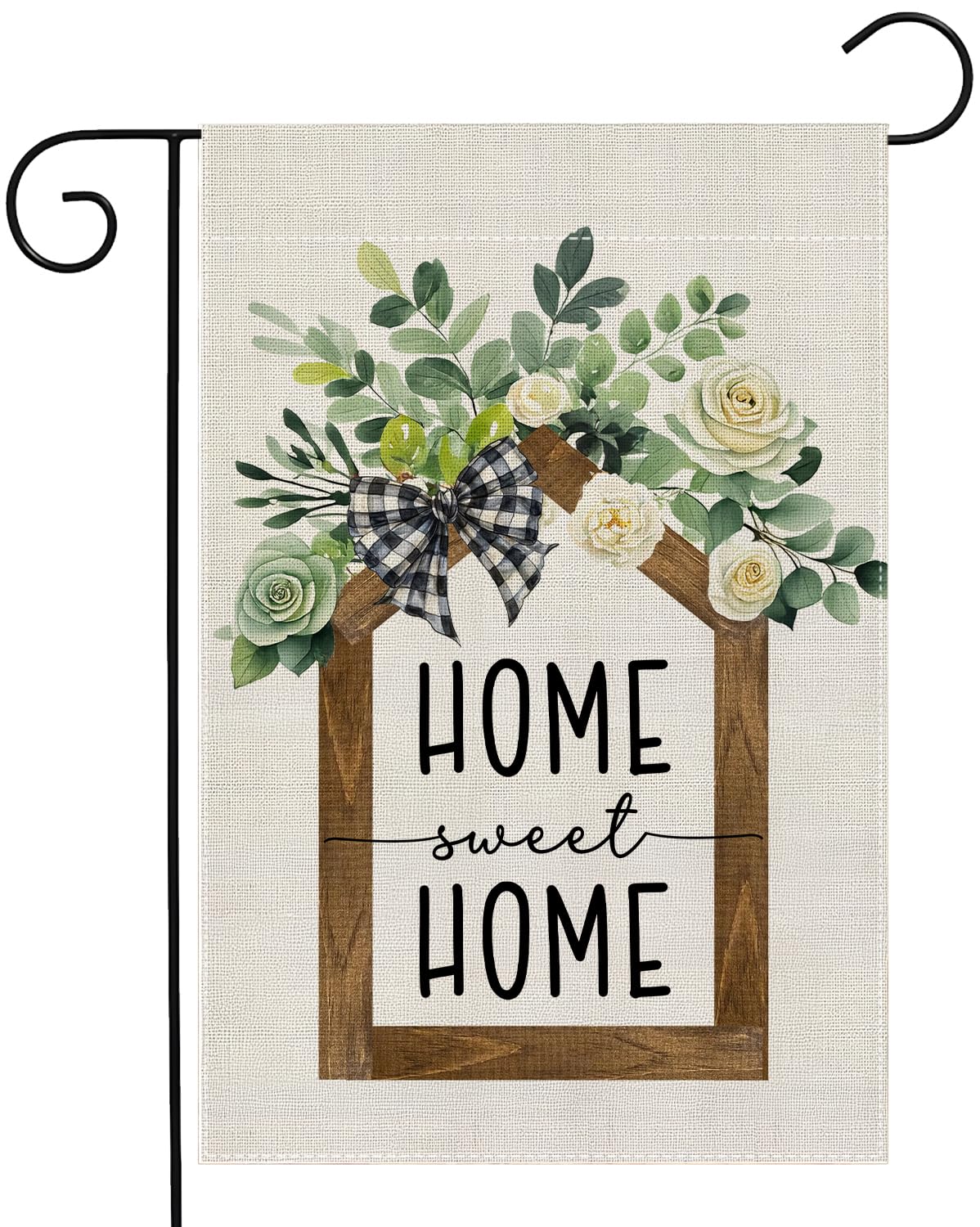 RBAFAO garden flag with floral pattern adds curb appeal to your yard