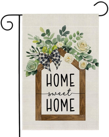 RBAFAO garden flag with floral pattern adds curb appeal to your yard