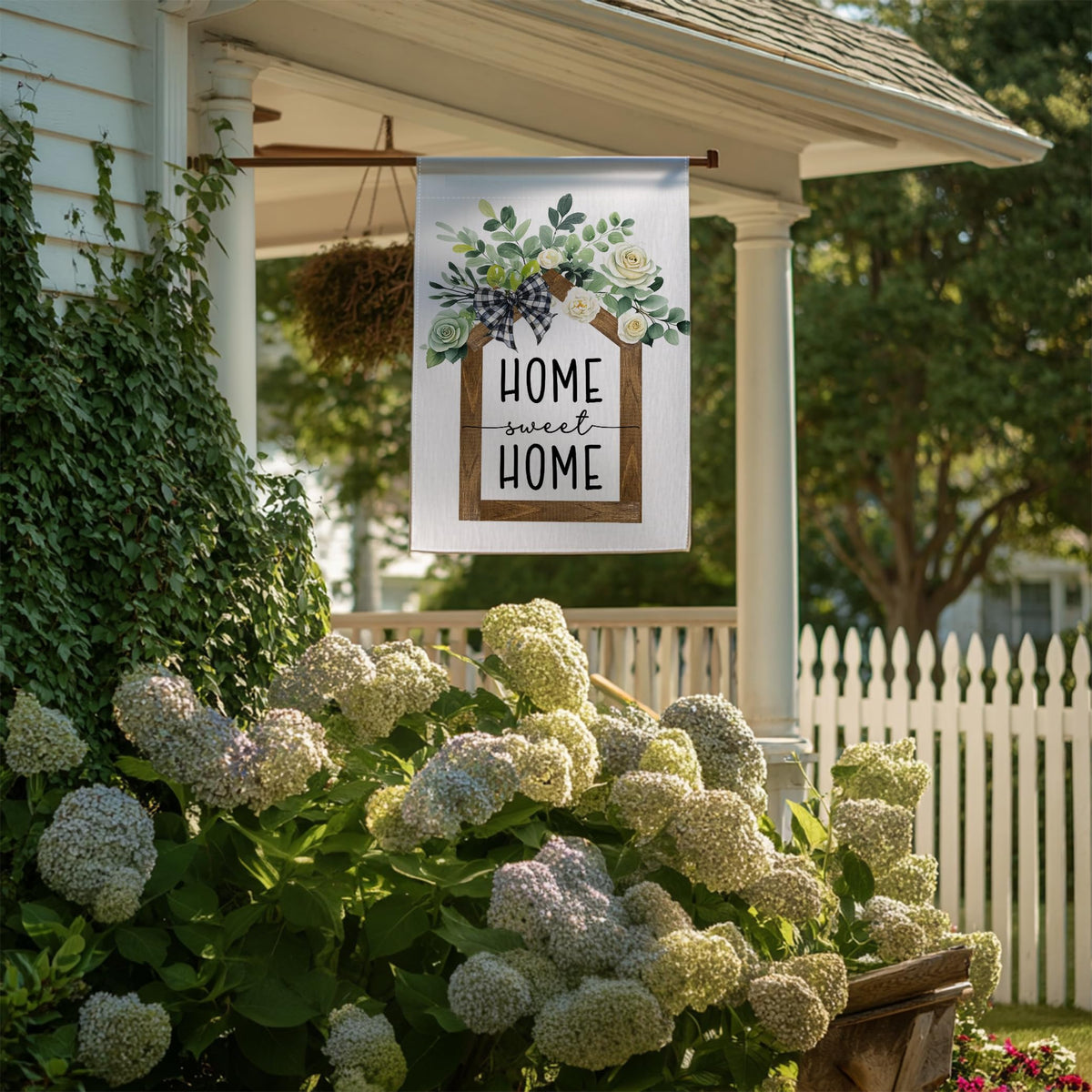 RBAFAO outdoor flag for farmhouse decor enhances porch charm