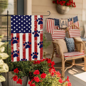 RBAFAO garden flag made of outdoor fabric for year-round porch decor