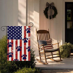 RBAFAO double-sided welcome flag on standard flag poles