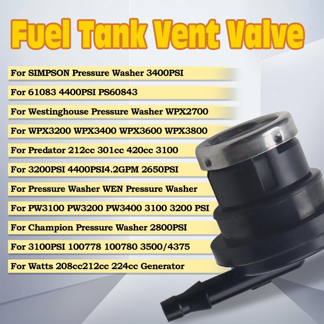 RBVF fuel tank vent valve packaging showing easy install and replacement