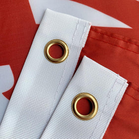 RDEDAO Alabama flag shows 4-row stitching for durability and shape