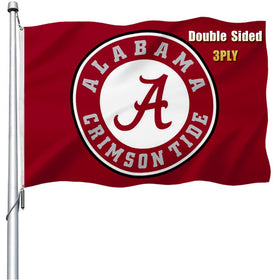 RDEDAO Alabama flag double-sided 3x5 for outdoor display with readable text on both sides
