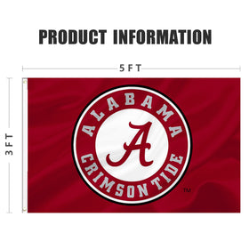 RDEDAO Alabama flag ready for outdoor poles and easy setup