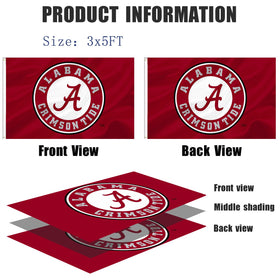 RDEDAO Alabama flag UV fade resistant for lasting color in sunlight