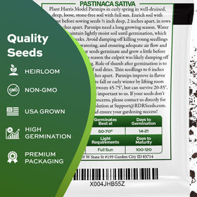 USA-grown Harris Model seeds support eco-friendly home gardens.