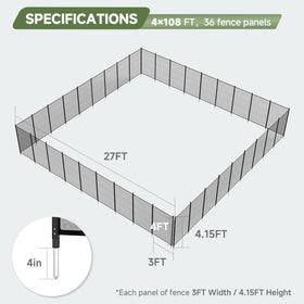 Real Relax backyard installation shows a secure pool boundary option
