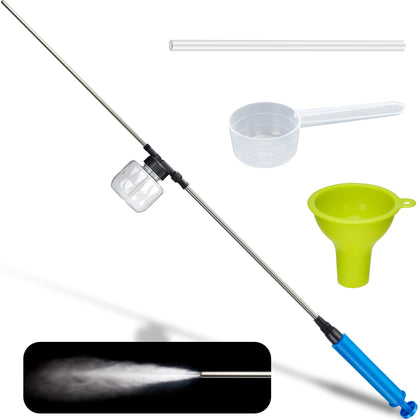 REALDOOGYMX Push-Pull Duster with adjustable length for easy reach in high spaces.