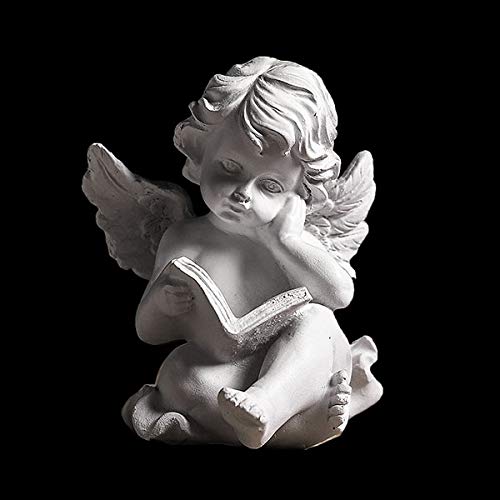 RealIdeas Cherub Wings Angel Figurine highlights delicate details for interior or garden display.