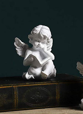 RealIdeas Resin Angel Statue with hand-painted finish elevates any mantel or tabletop.