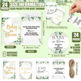 Reallnaive Baby in Bloom organza bag for elegant favor presentation.
